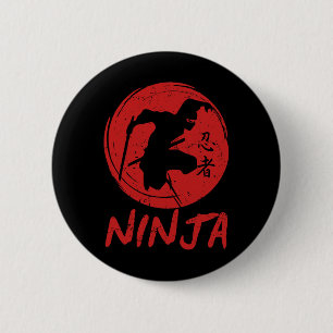 Ninja in der Ausbildung Ninja Krieger Hinderniskur Button