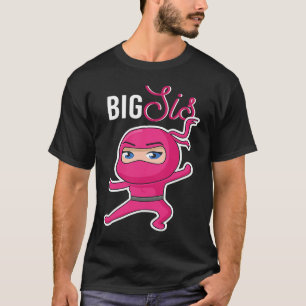 Ninja In Pink Sui Ninja Girl Big Sis T-Shirt