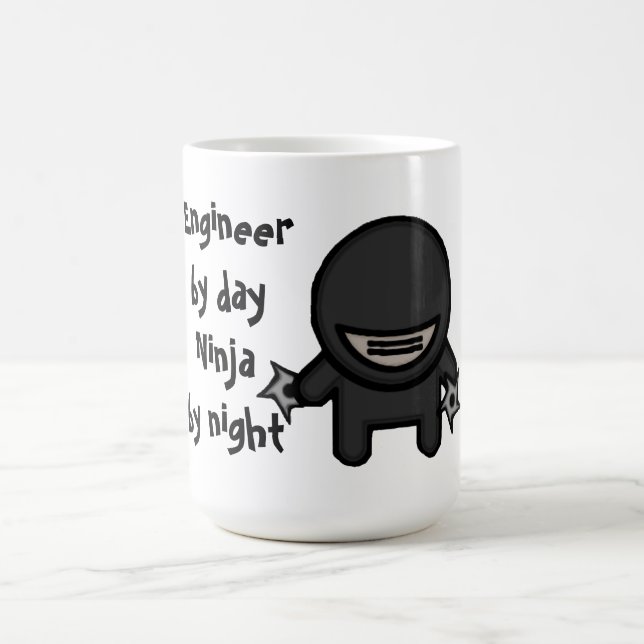 Ninja Ingenieur-Tasse Kaffeetasse (Mittel)