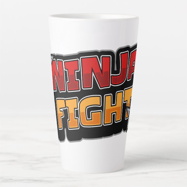 NINJA KAMPF MILCHTASSE (Vorderseite)