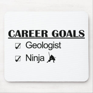 Ninja Karriere-Ziele - Geologe Mousepad
