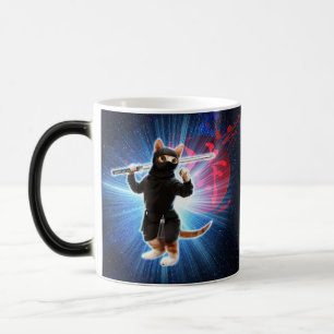 Ninja Katze im Weltraum. Verwandlungstasse