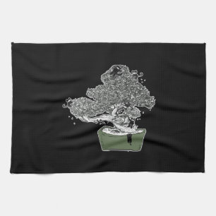 Ninja Kitty Cats Bonsai Tree Japanisch Buddhist Ze Geschirrtuch