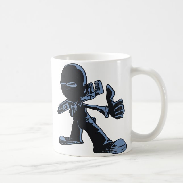 Ninja Klempner Kaffeetasse (Rechts)