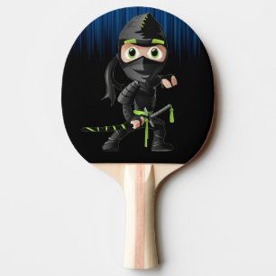 Ninja Klingeln Pong Paddel Tischtennis Schläger