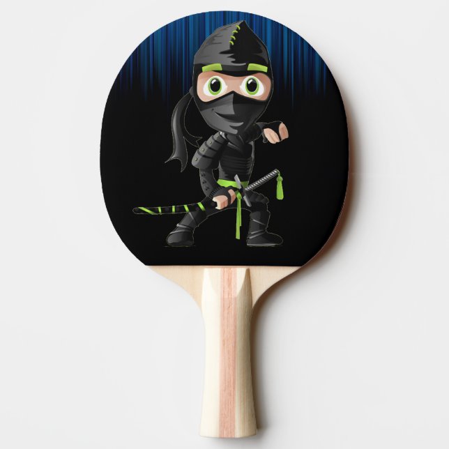 Ninja Klingeln Pong Paddel Tischtennis Schläger (Rückseite)