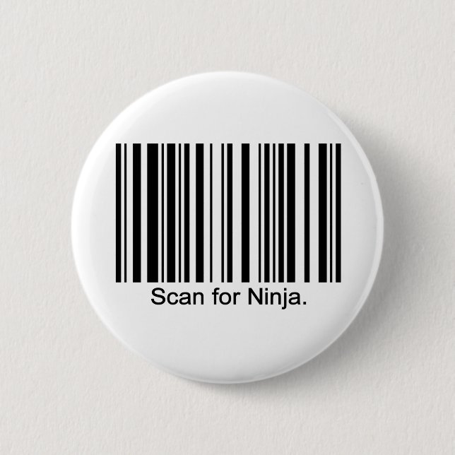 Ninja Knopf Button (Vorderseite)
