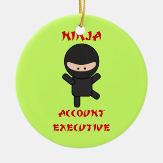 Ninja Konto-Führungskraft Keramik Ornament