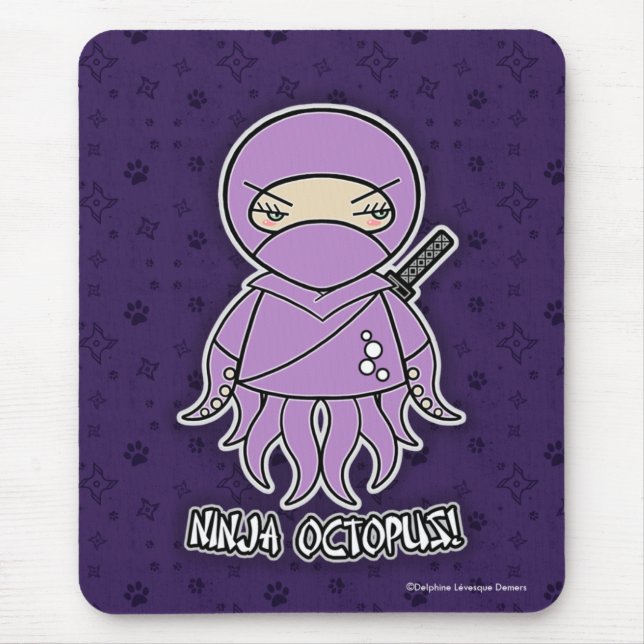 Ninja Krake! Mousepad (Vorne)