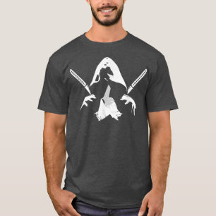 Ninja-Krieger-Buschido-Samurai-Schwertkämpfer-Mart T-Shirt