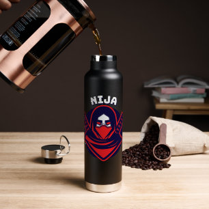 Ninja-Logo – Fettem Krieger-Emblem Trinkflasche