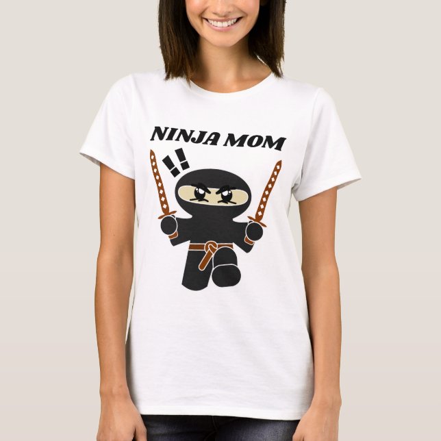 NINJA MAMA Muttertagsskinder T-Shirt (Vorderseite)