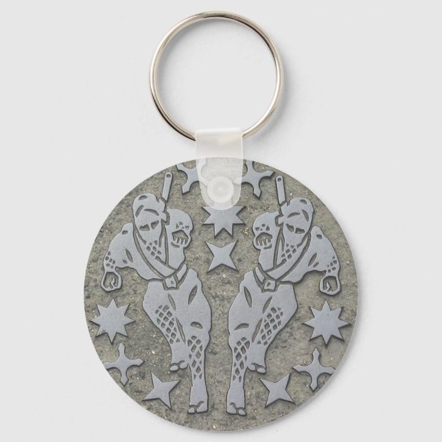 Ninja Manhole Schlüsselanhänger (Vorderseite)