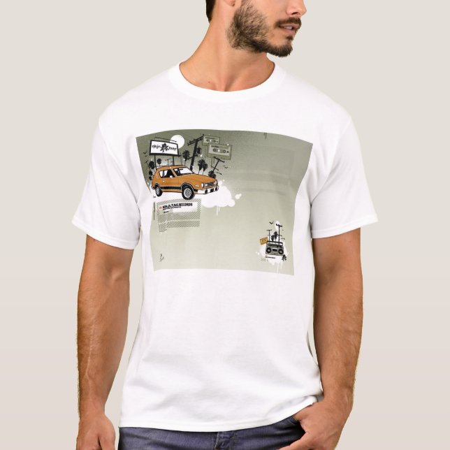 ninja Melodienauto T-Shirt (Vorderseite)