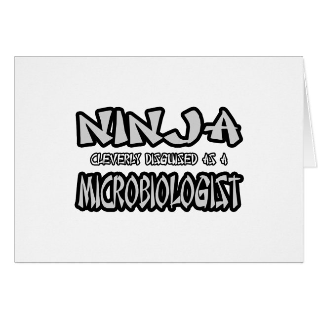 Ninja...Microbiologiste (Devant horizontal)
