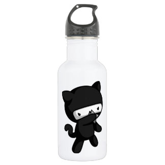 Ninja Miezekatze Edelstahlflasche