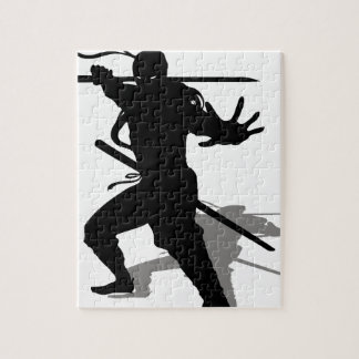 Ninja mit Schatten