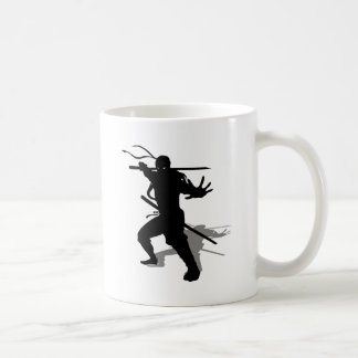 Ninja mit Schatten Kaffeetasse