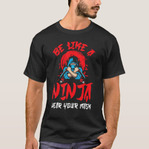 Ninja Ninjutsu Shaolin Shuriken Katana Sword Spy S T-Shirt