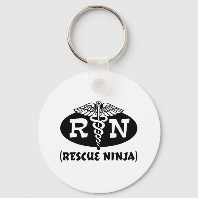 Ninja Nurse Schlüsselanhänger (Vorderseite)