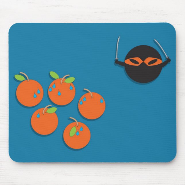 Ninja Orange Mousepad (Vorne)