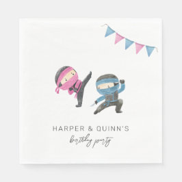 Ninja Party Paper Napkins Serviette