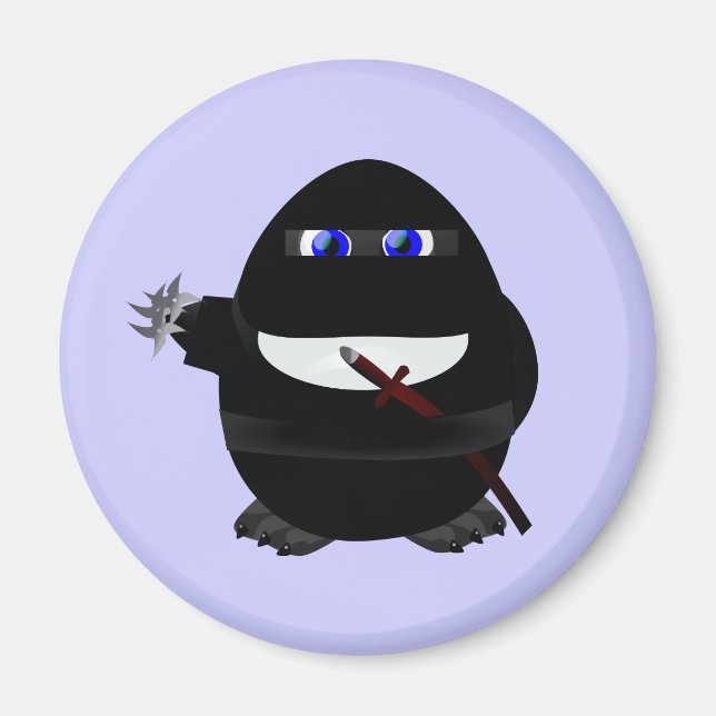Ninja Penguin Magnet (Vorne)