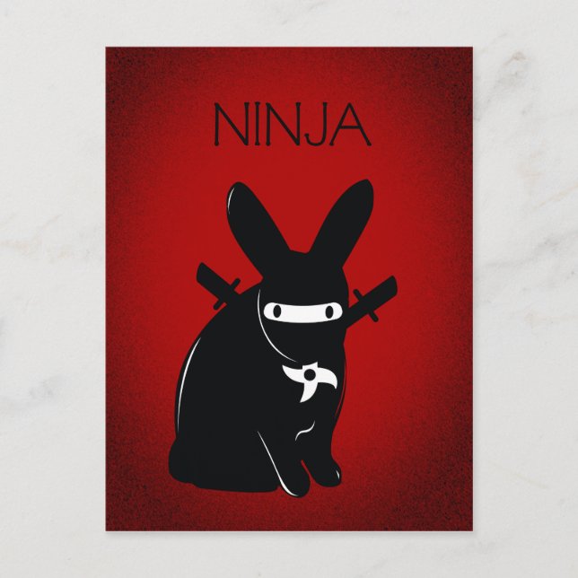 NINJA POSTKARTE (Vorderseite)