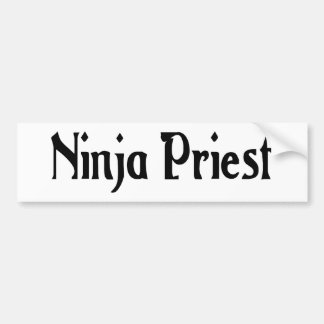 Ninja Priester-Autoaufkleber Autoaufkleber