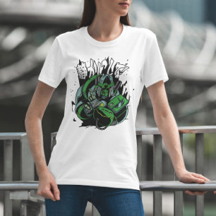 Ninja Robot Japanischer Stil T Shirt Desing