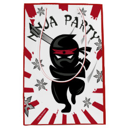 Ninja Samurai Warrior Birthday Party Geschenktasch Mittlere Geschenktüte