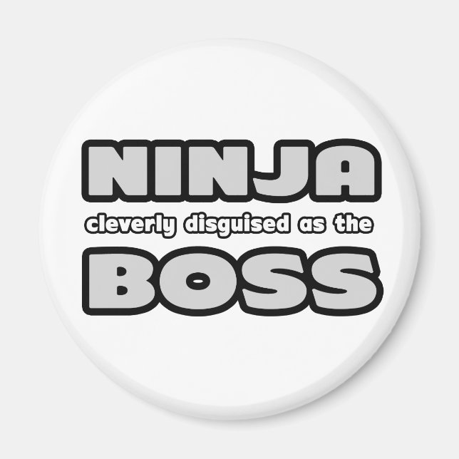 Ninja schlau als der Boss verkleidet Magnet (Vorne)
