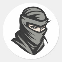 Ninja Shinobi Head Portrait