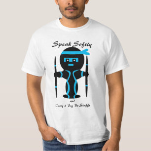 Ninja Shirt "sprechen weich" - Waseemy Schaffung