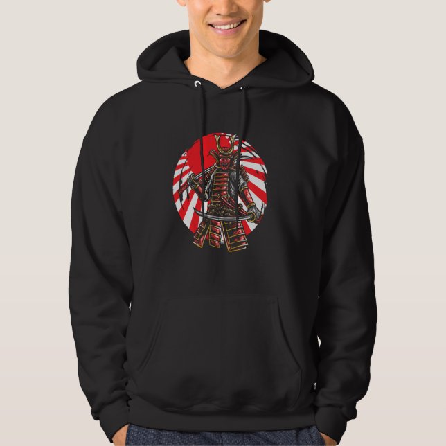 Ninja Sinobi Samurai Katana Kendo Warrior Schwerte Hoodie (Vorderseite)