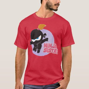 Ninja Sista Birthday Geschenkideen für Ninja Schwe T-Shirt