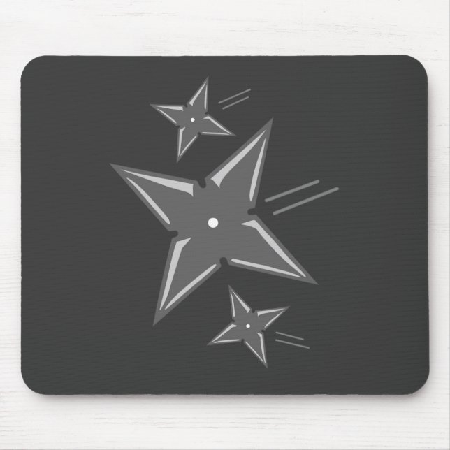 Ninja Stars Mousepad (Vorne)