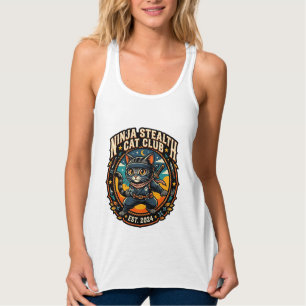 Ninja-Stealth-Katze Katzen-Mama-Geschenkidee - Nin Tank Top