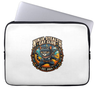 Ninja-Stealth-Katze Katzenmutter-Geschenkidee - Ni Laptopschutzhülle