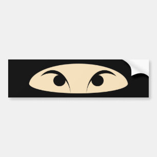 Ninja stellen gegenüber autoaufkleber