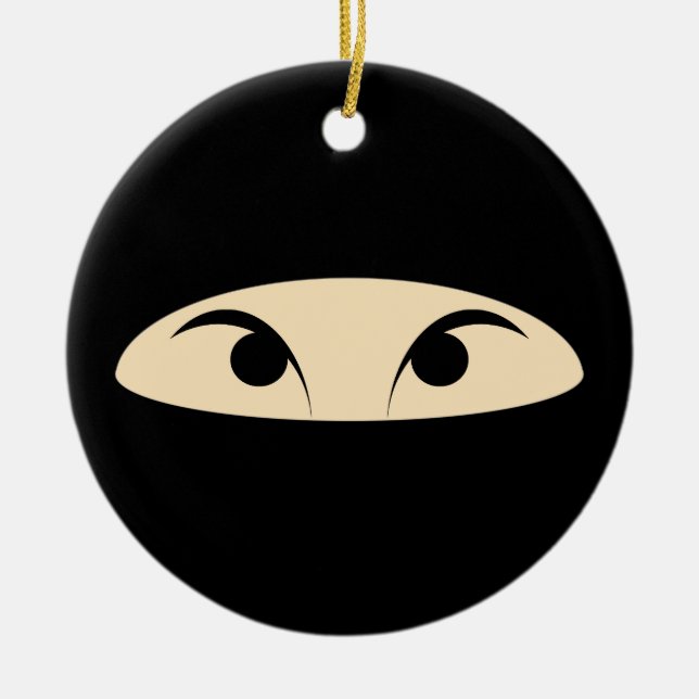 Ninja stellen gegenüber keramikornament (Vorne)