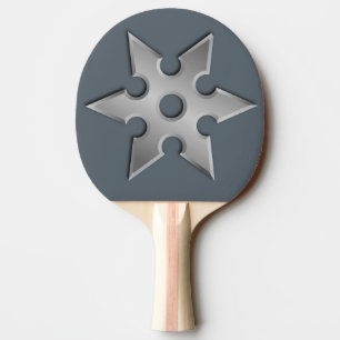 Ninja Stern-Klingeln Pong Paddel Tischtennis Schläger