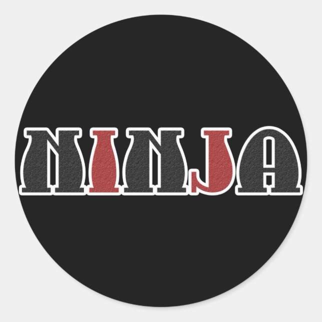 Ninja Sticker (Vorderseite)
