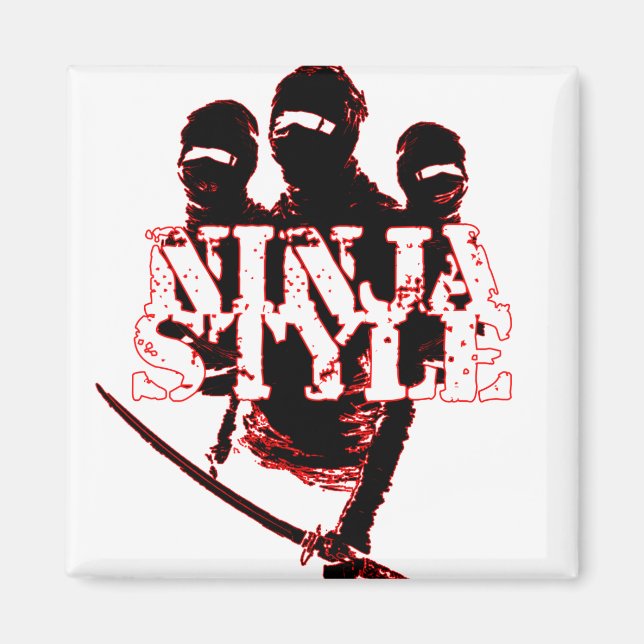 NINJA STYLE MAGNET (Vorne)