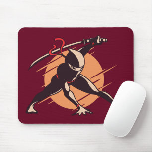 Ninja Super Krieger - Kinder-Cartoon-Design Mousepad