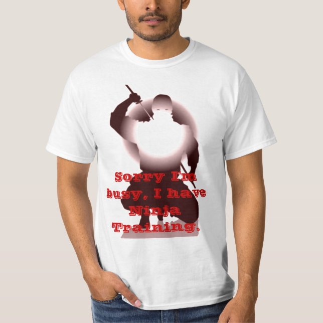 Ninja Trainings-Shirt T-Shirt (Vorderseite)