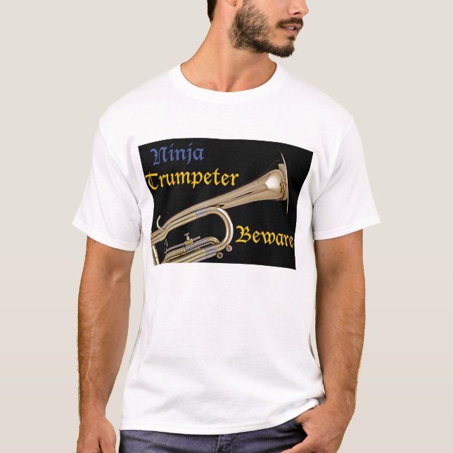 Ninja Trumpeter passen Shirt auf (Vorderseite)