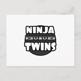 Ninja Twins Postkarte