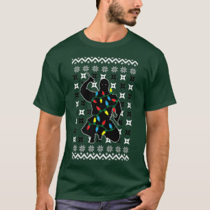 Ninja Ugly Christmas Sweat Design avec Noël