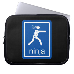 ninja universelles Zeichen Laptopschutzhülle